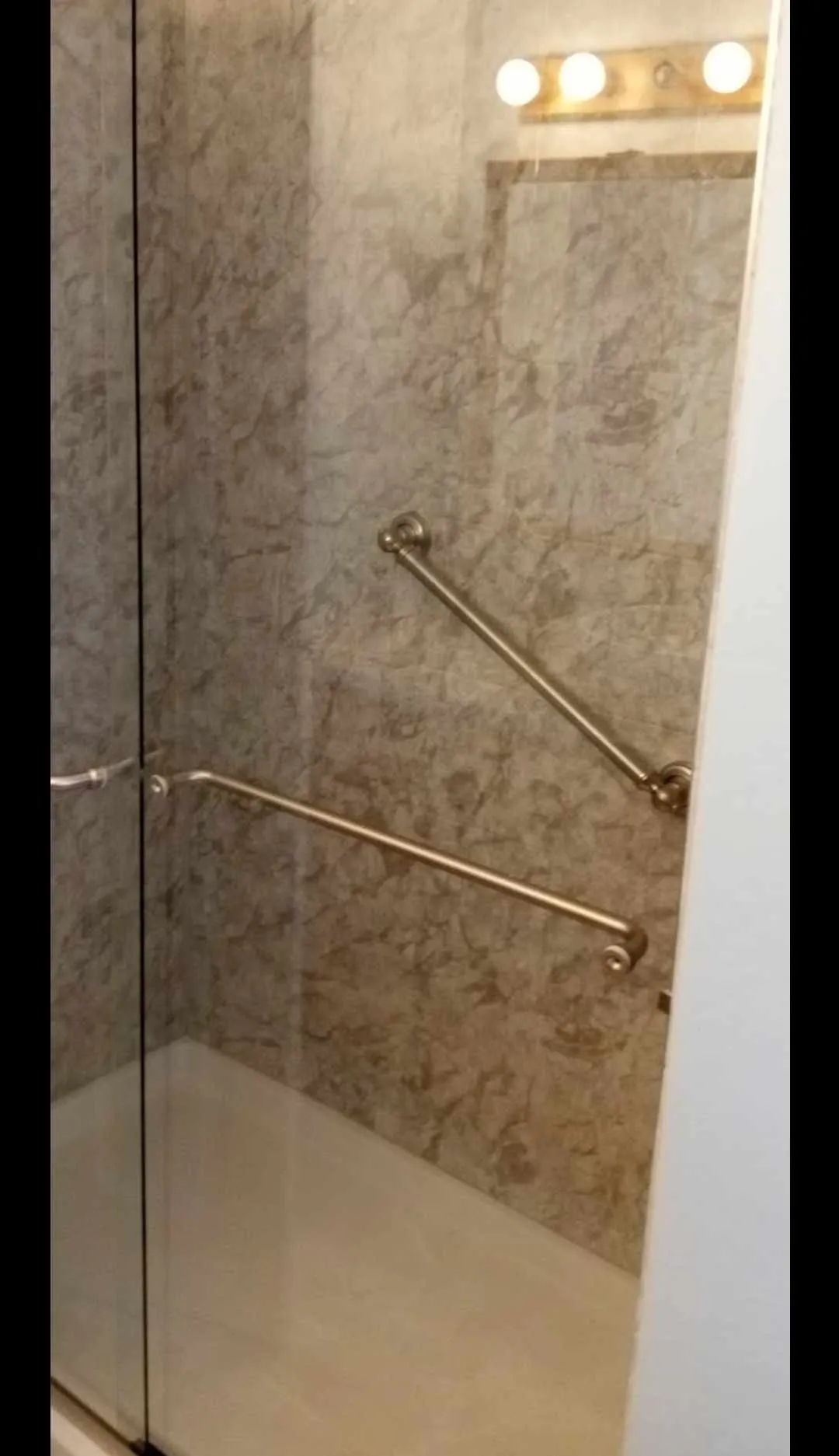 Handicap accessible shower installation in Box Elder SD