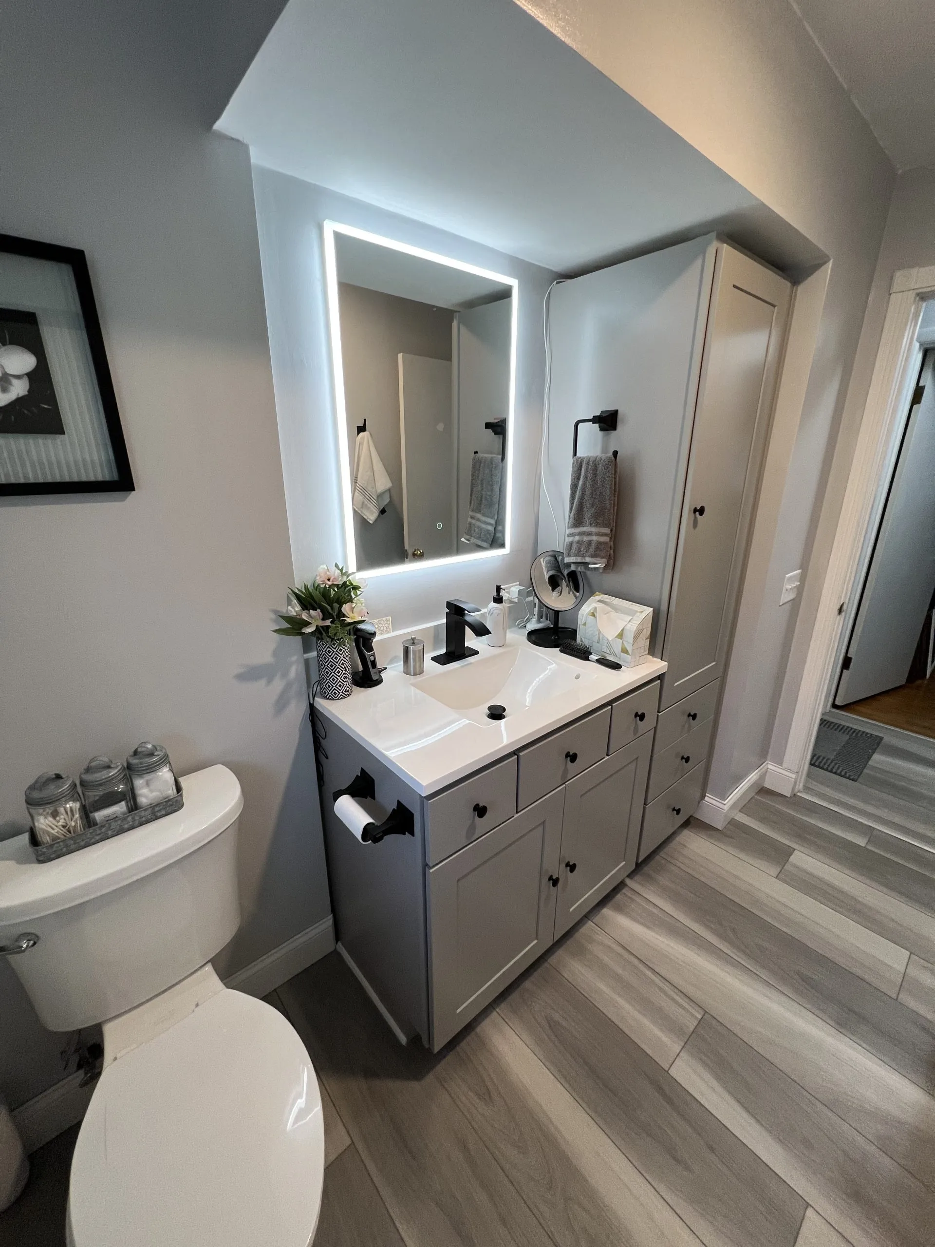 Vanity replacement project in Rapid City South Dakota by Black Hills Premier Interiors
