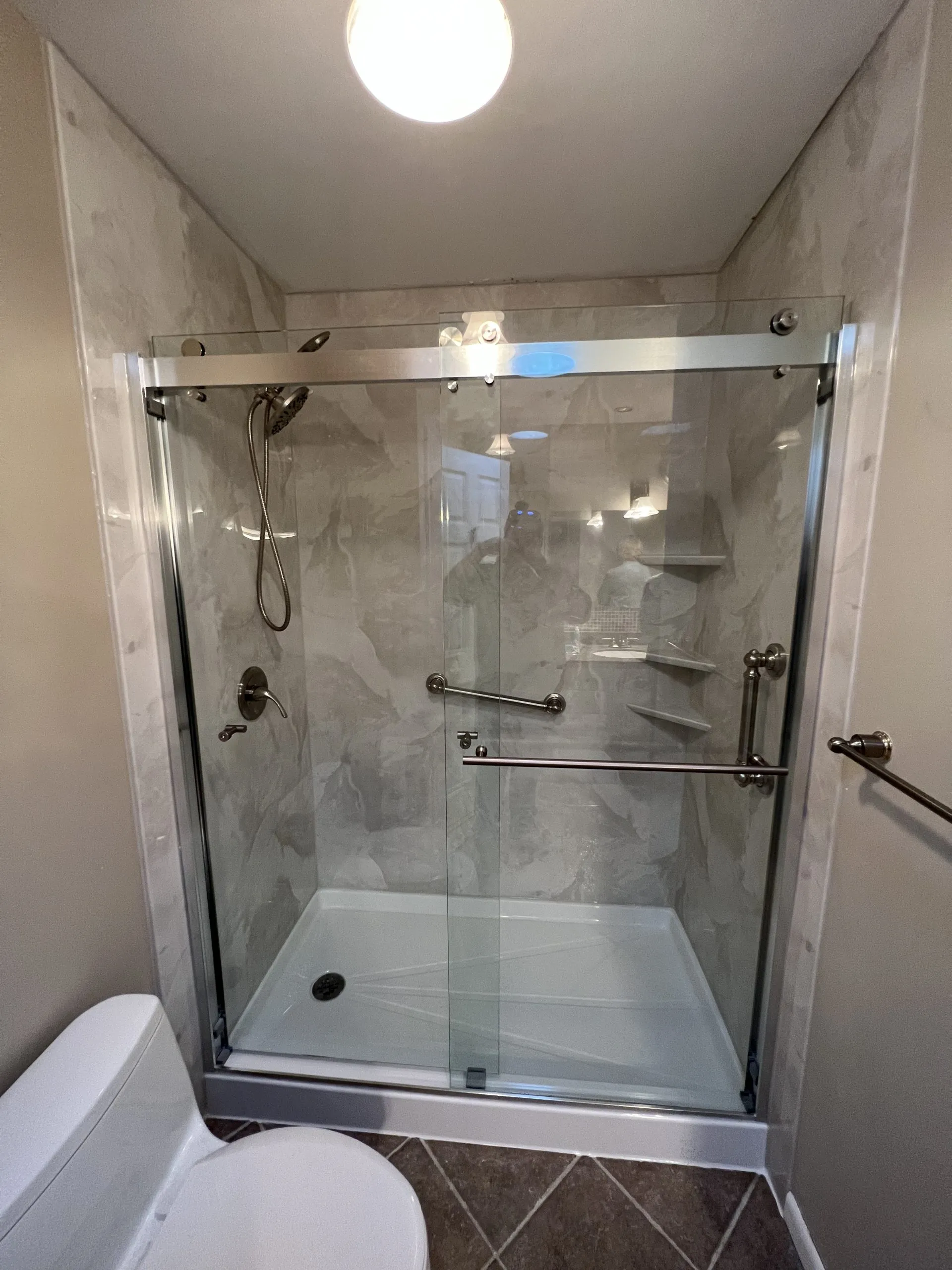 Custom walk-in shower installation in Rapid City, SD