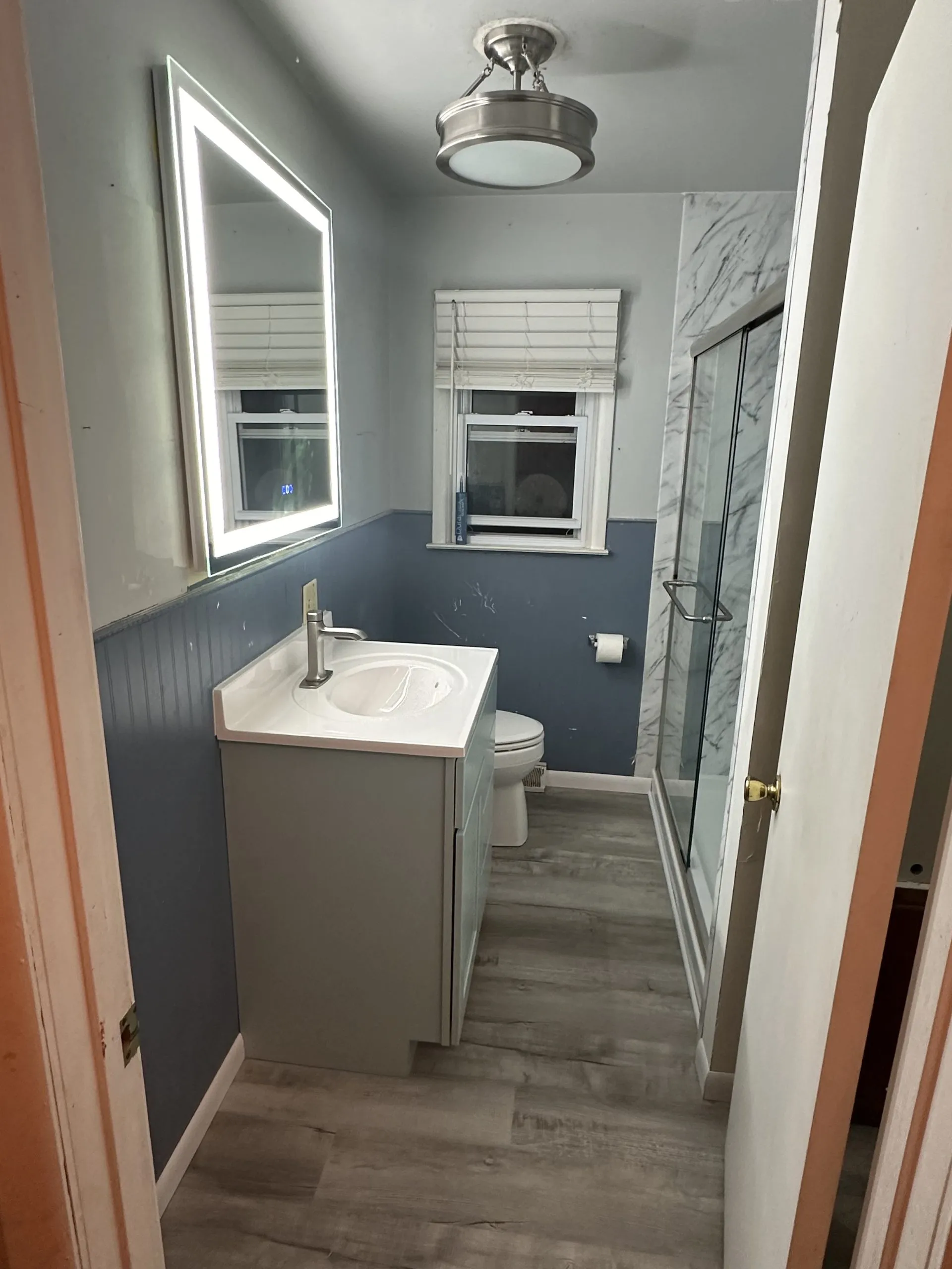 Toilet replacement work in a Rapid City, SD bathroom